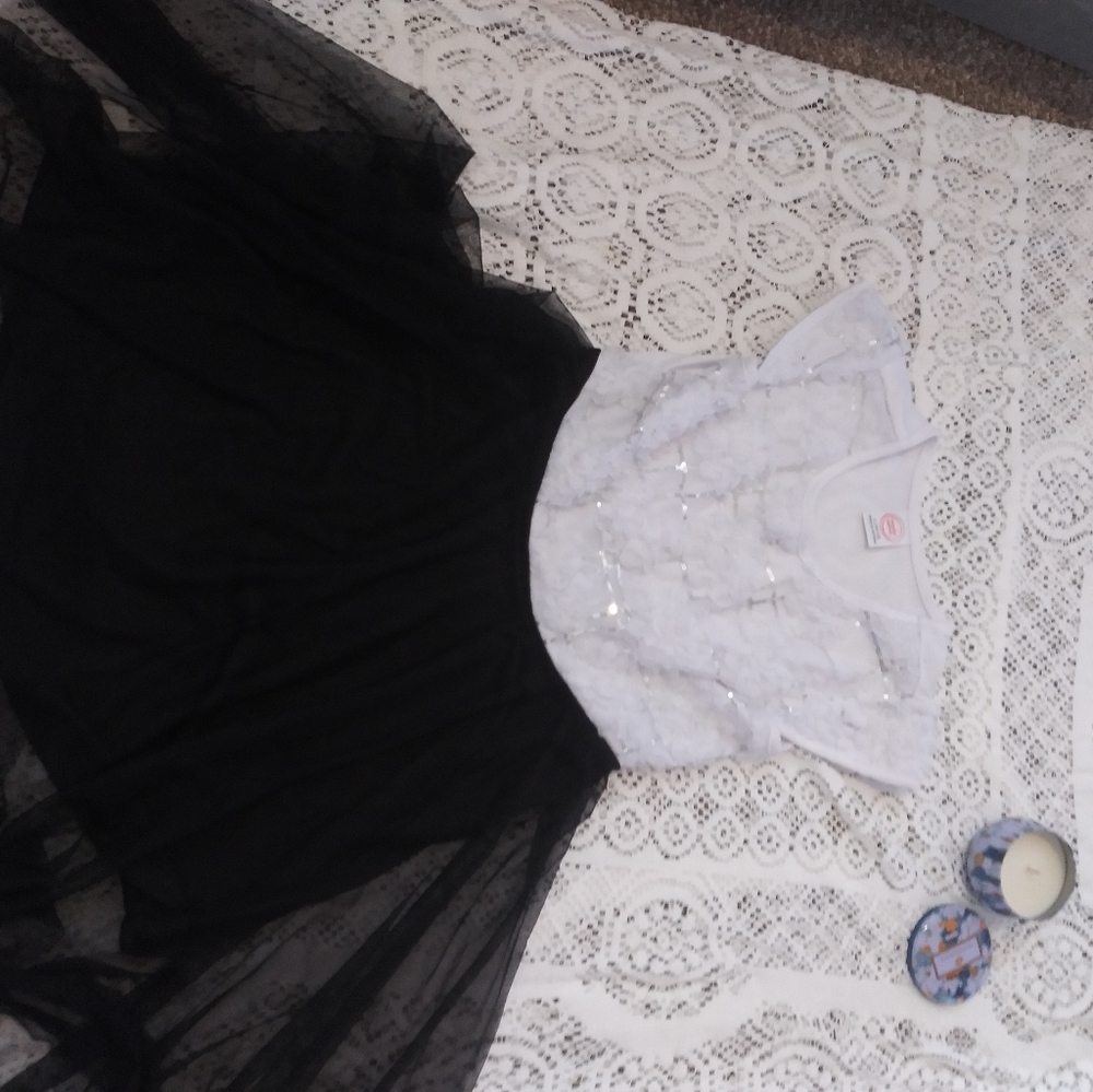 Black and white dress